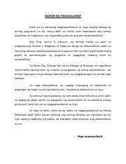 dahon ng pasasalamat sa pananaliksik|Mga bahagi ng pananaliksik .